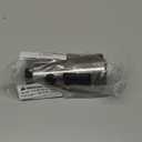 Angle Simple Kitchen Faucet Head Replacement, G 1/2 or 13/16 Inch Male Thread Connector, Tested to NSF/ANSI/CAN 61 & 372, Sink Faucet Sprayer Attachment, Stream Spray and Pause Mode, Brushed Nickel