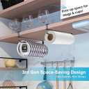 4Pack Tumbler Lid Organizer for Corner Cabinets, Space-Saving Cup Holder, Water Bottle Storage, Kitchen Organization, No Drilling up to 48 Lids(Black, 4pack)