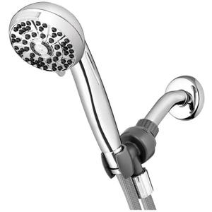 Waterpik High Pressure Hand Held Shower Head With Hose, PowerPulse Massage 6-Mode, Chrome XAS-643E