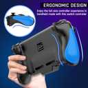 Gammeefy Switch Controller for Switch/Switch OLED, Hall Effect One-Piece Joypad Controller Replacement for Switch Pro Controller, Switch Remote with Turbo & Dual Motor Vibration