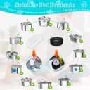 8-Pack Cat Water Fountain Filters with Pump Sponges  Activated Carbon, Ion-Exchange Resin & Cotton Mesh Replacement Filters for Pet Drinking Fountain