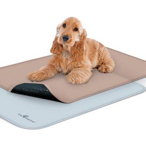 Paw Inspired Washable Crate Liners for Dogs (2 Pack) | Leakproof, Non-Slip Pee Pads for 48-Inch Kennels | Reusable Puppy Pads for Potty Training, Whelping, Waterproof Mat (47"x29" Size, Pack of 2) 