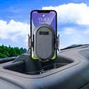 Phone Holder Mount Compatible with 2011-2018 Jeep Wrangler JK JKU Dash Multi-Mount Phone Kit with Storage Box Interior Accessories