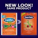 DenTek Fun Flossers Kids Floss Picks with Wild Fruit Flavor, 75 Count, Pack of 6
