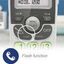 VTech Cordless Phone with DECT 6.0, Full-Duplex Speakerphone, Lighted Display, Backlit Keypad, Caller ID/Call Waiting, Volume Control, Hearing Aid Compatible, Wall Mount | VG131 (White)