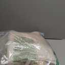 95L Striped Laundry Hamper with Leather Handles,Large Foldable Laundry Basket for Clothes,Cotton Rope Storage Bin for Blankets,Woven Clothes Basket for Bedroom,Beige Stripes (95L/25.1Gal, Brown&White)