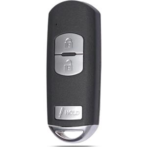Key Fob Keyless Entry Fits for Mazda 3 2014-2018 / CX3 2016-2020 / CX5 2012-2019 Remote Control Key Replacement 3 Button 49 Chip WAZSKE13D01 KDY3-67-5DY 315MHz