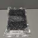 2 x Black Rubber Bands for Hair, Mini 13mm 0.5 Inch, 2000Pcs Rubberbands, Small Hair Rubber Bands, Soft Elastic Bands for Braids, Office, School Supplies