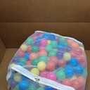 Amazon Basics BPA Free Ball Pit Balls with Storage Bag, Crush-Proof Plastic for Toddlers Kids 12+ Months Play, Phthalate Free, 6 Bright Colors, Pack of 400
