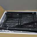 6 Tiers Metal Shoe RackLarge Capacity Shoe Rack Holds 24 Pairs of Shoes, Durable and Stable, Adjustable Metal Shelf Stackable Shoe Shelf for Entryway, Hallway, Living Room, Closet (27.8" x 10.8" x 39.2", Rustic Brown)