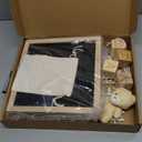 9 Pcs Pregnancy Announcement Set Pregnancy Reveal Ideas Felt Letter Board Baby Bodysuit Booties Photo Frame Bear Plush Wood Blocks for Coming Soon Baby Announcement(Black)