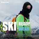 Balaclava Ski Mask Winter Fleece Thermal Windproof Hood Mask, Helmet Cover Cap Neck Gaiter for Men Women Cold Weather