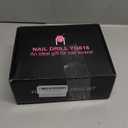 40000RPM Electric Nail File Drill Professional Kit, Drill Machine with LCD Display, Manicure Pedicure Polishing Acrylic Gel Nail Grinder for Salon, Home Use (Pink)