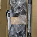 Tension Pole Shower Caddy Corner: Adjustable 4tier Bathroom Organizer Shelves - Rustproof Bathtub Shampoo Rack 43.5-120 inch (Matte Black)