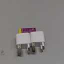 Bates- US to UK Plug Adapter, 2 Pack, White Type G Adapter for Travel, UK Power Adapter, UK Adapter Plug, Ireland Plug Adapter for London Plug, UK Adapters for Travel, England Travel Plug Adapter