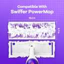 11 Pack Disposable Power Mop Pads Refills for Swiffer Power Mop,Multi-Surface Floor Cleaner for Tile, Vinyl, Laminate, Wood Floors - Safe for Kitchen, Bathroom & Home Use, Unscented