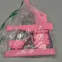 Button Maker Machine, Square Button Maker Kit, No Installation Required 50 Mm/1.97 Inch DIY Pin Badge Button Maker Press Machine Badge Punch Press with 100 Button Supplies,Pink-PinBadges