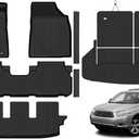 All Weather Floor Mats for 2008-2013 Toyota Highlander(Not for Hybrid)