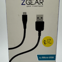 Zgear 4 Foot Sync & Charge Cable For Micro Usb And Glass For 16 Pro