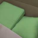Outdoor Seat Cushions 24×24, Waterproof, for Patio Sofa Chairs, Grass Green