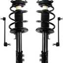 TRQ Front Suspension Kit Complete Strut & Coil Spring Assembly Sway Bar Stabilizer Link Compatible with 2012-2014 Hyundai Sonata 2012-2015 Kia Optima