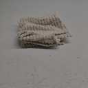 MIULEE Pack of 2 Corduroy Decorative Throw Pillow Covers 20x20 Inch Soft Boho Striped Pillow Covers Modern Farmhouse Home Decor for Sofa Living Room Couch Bed Cream White