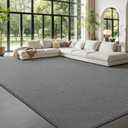 Large Area Rugs for Living Room Bedroom, 5 x 8 Ft Non-Slip Modern Area Rug, Soft Thickened Memory Foam Rug, Comfy Minimalist Indoor Carpet for Boys Girls Room Nursery Dorm Home Decor, Grey