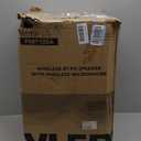 Pyle 1200W Portable Bluetooth PA Speaker - 12 Subwoofer, LED Battery Indicator Lights W/Built-In Rechargeable Battery, MP3/USB/SD Card Reader, and UHF Wireless Microphone - Pyle PSBT125A,Black