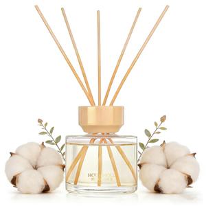 Reed Diffuser Set - 3.38 fl oz (100ml) Lemon Verbena Oil Diffusers | 5 Premium Reed Sticks | Home Fragrance Oil for Bathroom, Bedroom & Living Room | Aromatherapy Diffuser | Shelf Decor