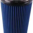 DVPARTS 4" Blue Replacement Washable/Reusable Oiled Cold Air Intake Filter DP0235 Compatible with All Rudy's 4" Intakes