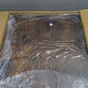 4-Tier Small Coffee Bar with Storage,Kitchen Stand, Farmhouse-Style Coffee Bar with Storage Featuring 2-Door Cabinet for Living Room,Kitchen (Rustic Brown)