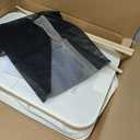 Efluky Laundry Hamper with Lid, Double Laundry Hamper with 2 Removable Bags, 2 Section Laundry Basket with Bamboo Handles for Bathroom, Bedroom & Laundry Room, 140L (36.9 Gallon) Beige