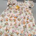 Gymboree Girls' and Toddler Short Sleeve Tiered Dresses (8, Garden Bunny)