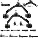 Suspension Kit Control Arm (14 Pcs) Compatible with 1997-2002 Ford Expedition, 1997-2003 F-150, 1997-1999 F-250, 1998-2002 Lincoln Navigator (4WD Only) Black