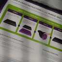 Purple Royal Seat Cushion, Portable 2 Inch Gel Seat Cushion, GelFlex Grid