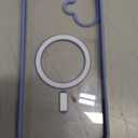 for iPhone 16 Plus Case Clear Mag Safe, Ultra Thin Slim Cover Magnetic Compatible with Magsafe Phone Case for Women Men Girl, Cute Soft TPU Silicone & Transparent Hard Plastic, Light Blue