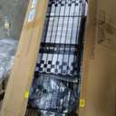P6C Plus Rolling Clothes Rack with Cover, Covered Clothing Rack, 16.5"D x 46"W x 76.8"H