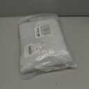 NICETOWN White Blackout Curtain Liners for Window - Noise Reducing Light Blocking Liner for 84 inch Curtains (Set of 2, Each is 27" x 80", Hooks Included, Greyish White)