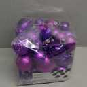 Prextex 36-Pieces Purple Christmas Ornaments Set - Shatterproof, Festive Christmas Ball Ornaments in 3 Sizes and 6 Styles with Hanging Loops for Tree, Wreath, and Dazzling Holiday Party Decorations