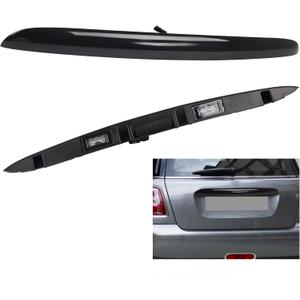 DOCAS Rear Trunk Hatch Handle with Lamp, Black Tailgate Trim Lid Trunk Liftgate Release Pull Handle Compatible with 2005-2015 Mini Cooper R56 R57 Series Backhatch Release Handle 51132753603