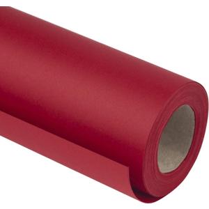RUSPEPA Kraft Paper Roll - 30 inches x 32.8 feet - Recyclable Paper Perfect for Wrapping, Craft, Packing, Floor Covering, Dunnage, Parcel, Table Runner (Red)