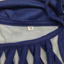 BIRW Summer Dresses for Women 2025 Casual Floral Halter Neck A-line Beach Vacation Sundresses with Pockets (Medium, Blue Plant)