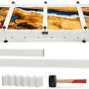 GROWLING Extra Large Epoxy Resin Mold 48x24x3 Inches, Adjustable Fastening and Leveling, Heavy Duty Reusable Resin Mold for River Tables, Coffee Tables, Trays, Cutting Boards, DIY Resin Art Etc.