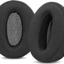 HA-NC100 Ear Pads Cushion Earpads Replacement Compatible with JVC HA-NC100 HA NC100 Noise Canceling Headphones Upgrade Fabric Black