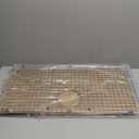 Sink Protectors Stainless Steel Sink Grates for Kitchen,Sink Bottom Grid,Rust-Resistant,Rear Drain Location (27.6"Lx14.6"W)