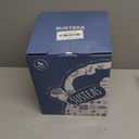 SUSTEAS Stove Top Whistling Tea Kettle - Food Grade Stainless Steel Teakettle Teapot with Cool Touch Ergonomic Handle, With 1 Silicone Pinch Mitt Included, 2.64 Quart(RED)