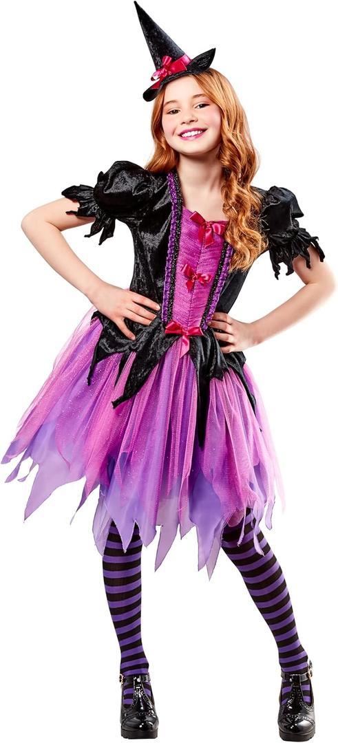 Rubies Purple Witch Costume Dress for Kids (Medium)