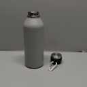SipX Triple-Insulated Stainless Steel Water Bottle - 32oz. With Cover Lid, BPA-Free Reusable Insulated Water Bottle Keeps Cold For 24 Hours, (Grey) (Gray)