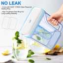 Upgraded DA97-17395A Water Pitcher Reservoir Compatible with Samsung Water Pitcher for Fridge Door Replacement No Leak Samsung Refrigerator Parts RF23M8570SR RF23M8090SR Fridge Container Tank