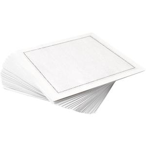 Five Star Cotton Cocktail Napkins, Beverage & Party Napkins - 4" x 4" Single Use (25 pack) White